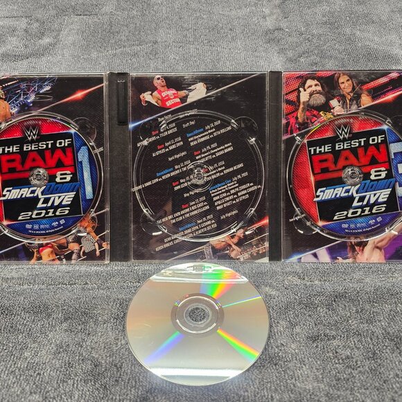 2016 The Best of RAW & Smack Down Live 3 Disc Set DVD Wresting  WWE - Picture 8 of 10